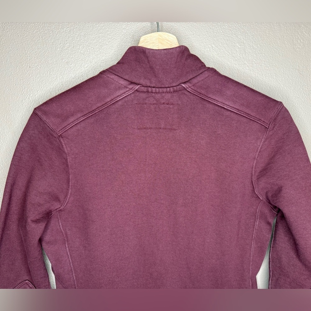 American Giant Burgundy Full Zip Heavyweight Sweatshirt Size XS Outerwear Comfy - Picture 13 of 16
